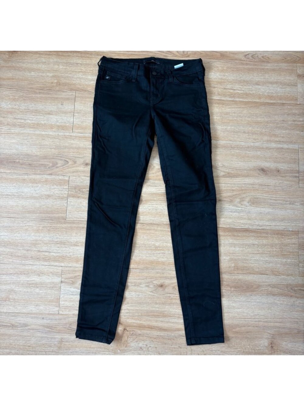Kancan Mid Rise Denim Stretch Skinny Jeans Black Women’s Size 26